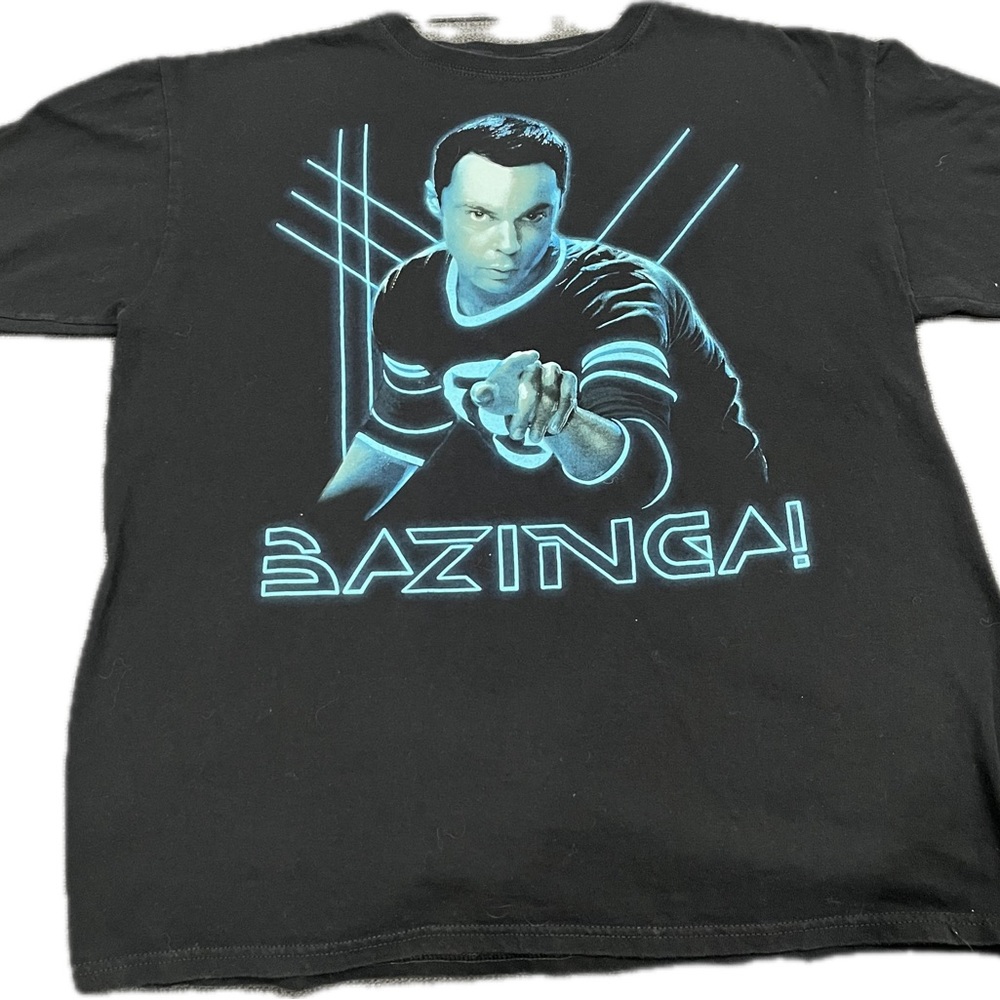 The Big Bang Theory Bazinga! Large t-shirt